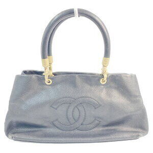 Chanel Deka Coco Mark Tote Bag Black